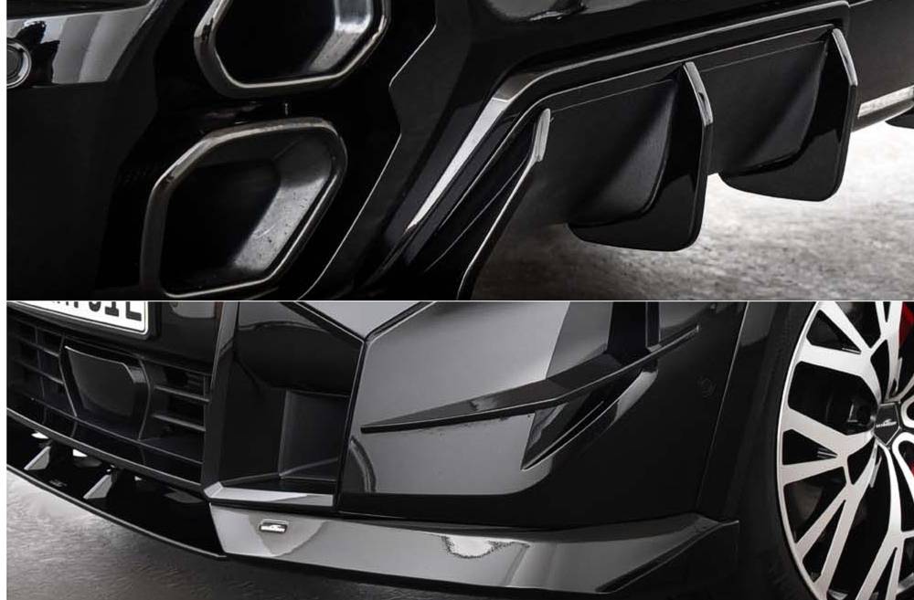 Frontsplitter set gloss black