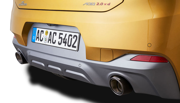 Eksosrørsett "Carbon Sport" X2 F39