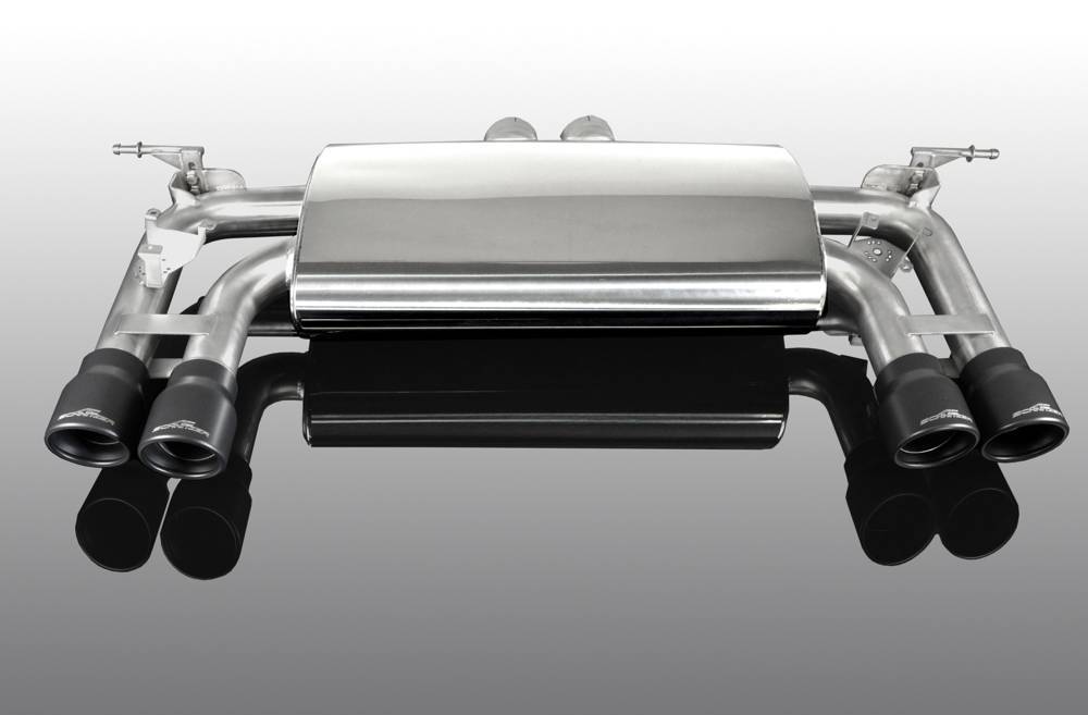 Dual sports rear silencer "Sport Black" X5M F85