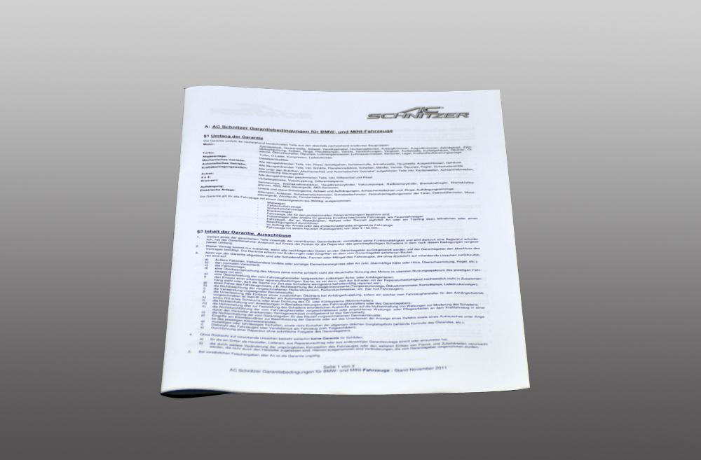 AC Schnitzer warranty Z4-G29