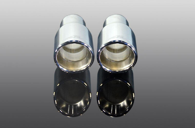 90mm Sport krom tailpipe sett til BMW X3 (G01)
